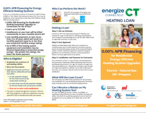 Energize CT Heating Loan